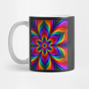 Rainbow Flower Mug